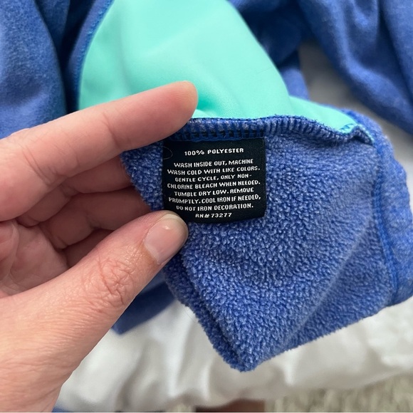 Fila Sport periwinkle Blue Quarter Zip Hoodie size small - Picture 5 of 5